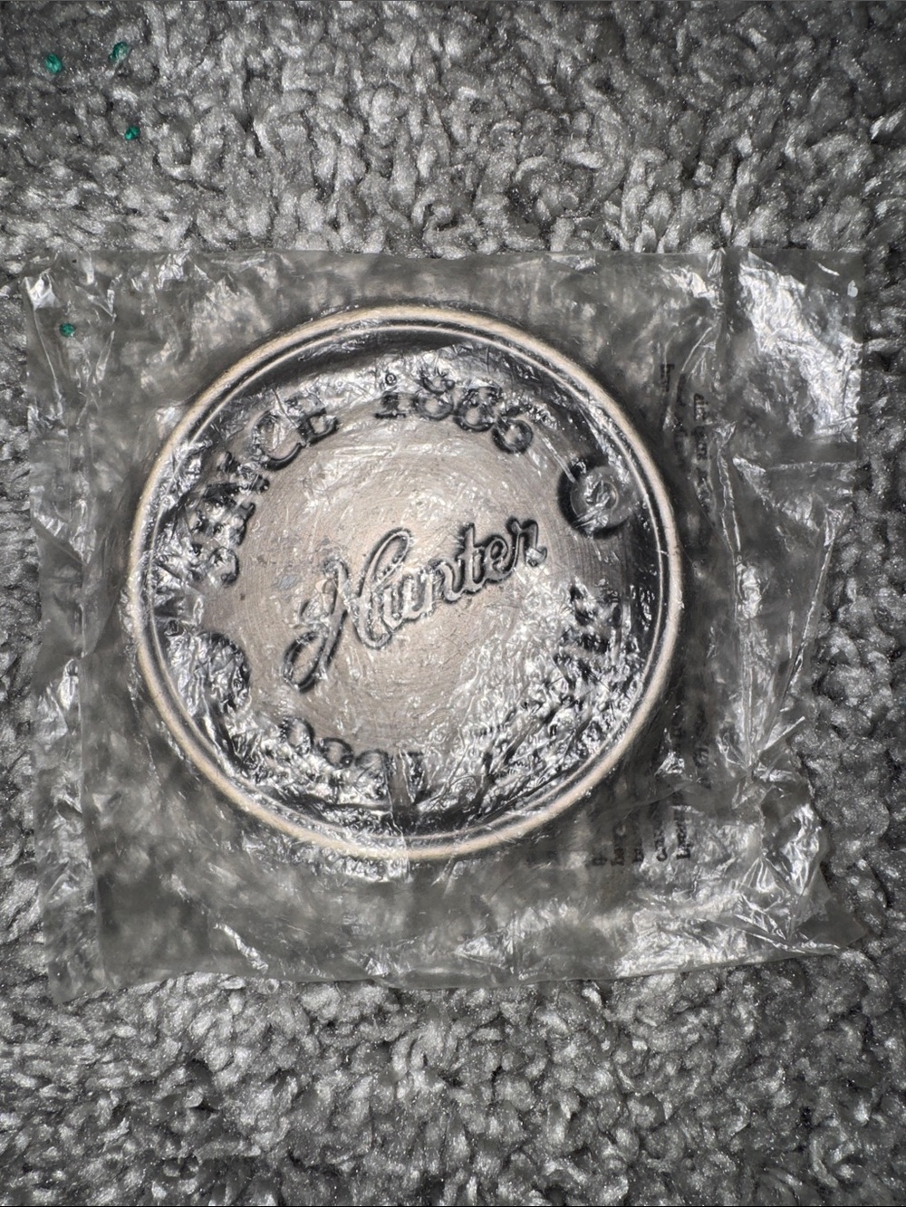 Hunter Silver Decorative Wall Medallion